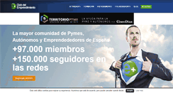 Desktop Screenshot of clubdelemprendimiento.com